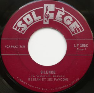 Rejean Et Ses Fawcons - Silence